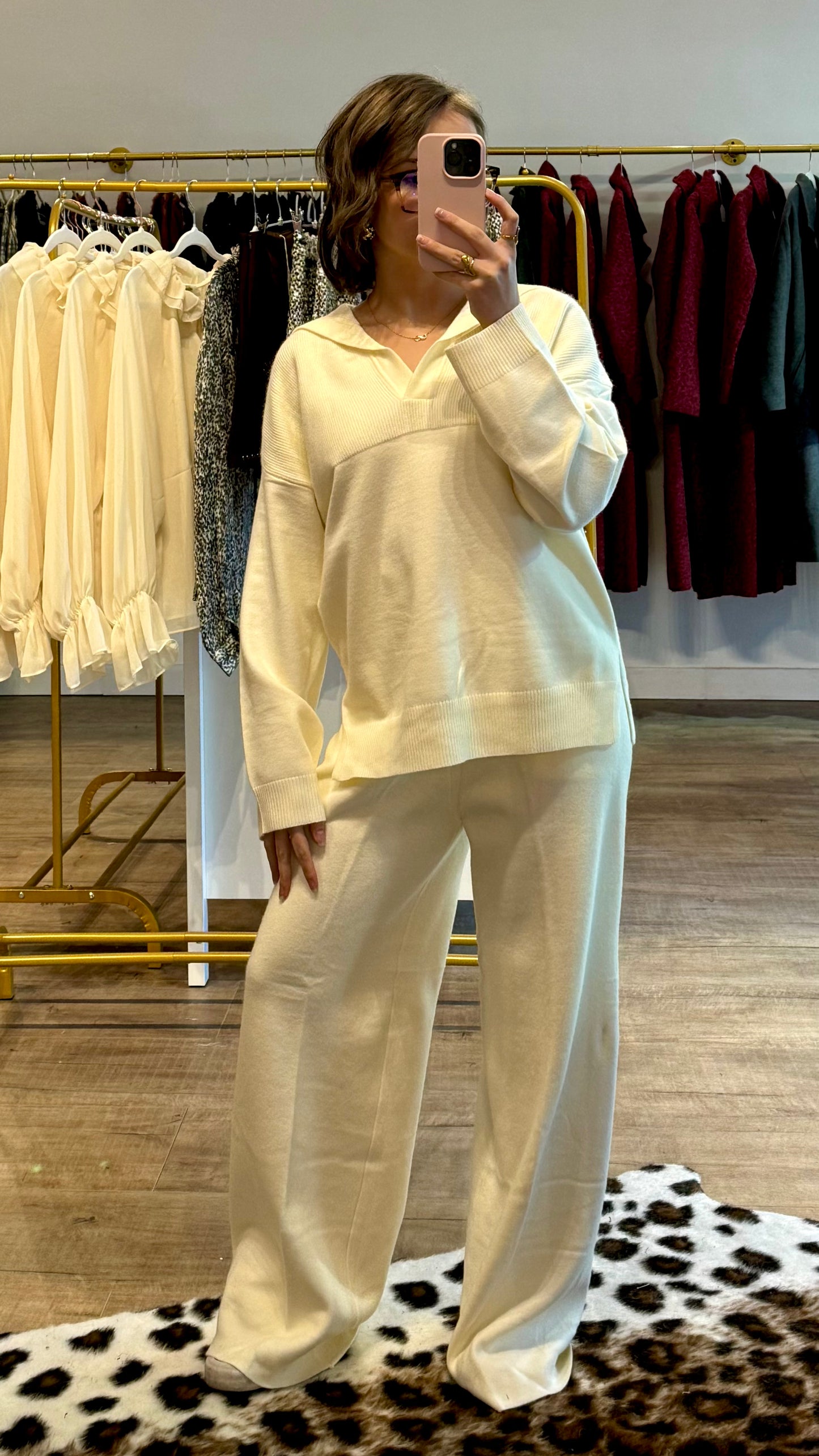 Ensemble doux crème