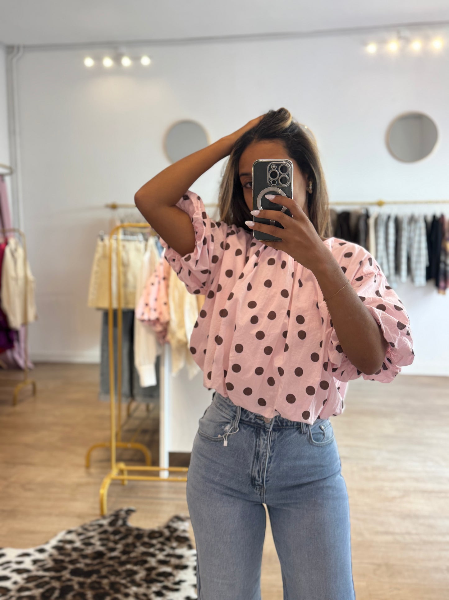 Blouse à pois - Lisa