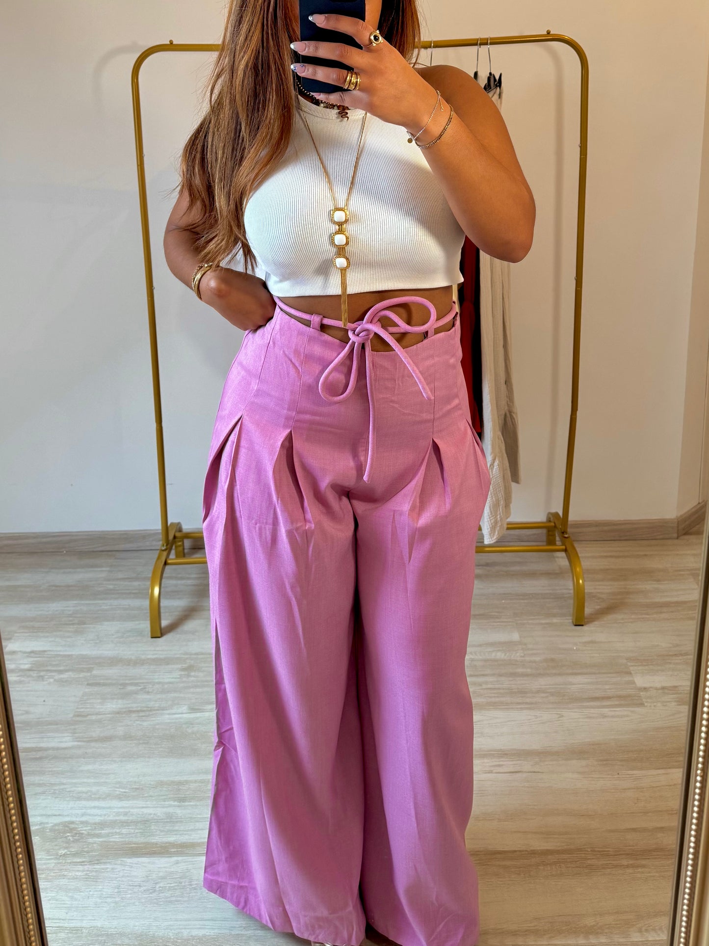 Pantalon rose