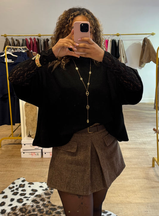 Pull à manches courtes