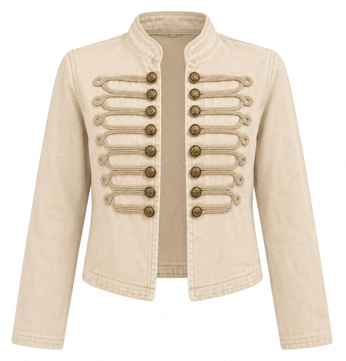Veste beige à boutons Manuella