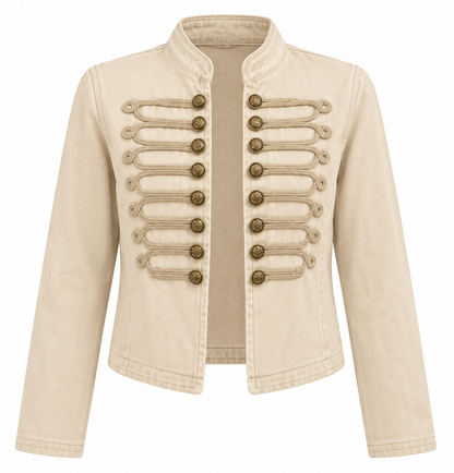 Veste beige à boutons Manuella