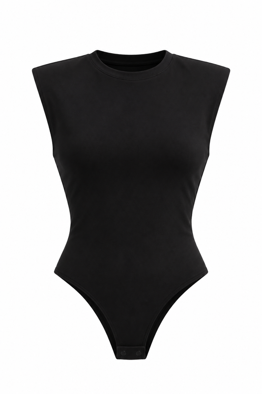 Body à épaulettes noir