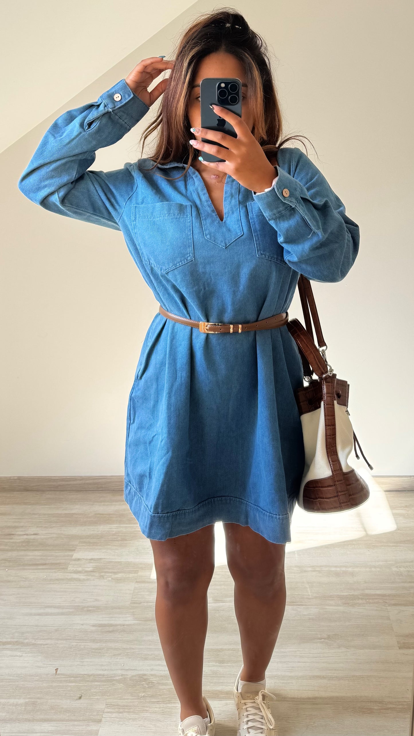 Robe en jean