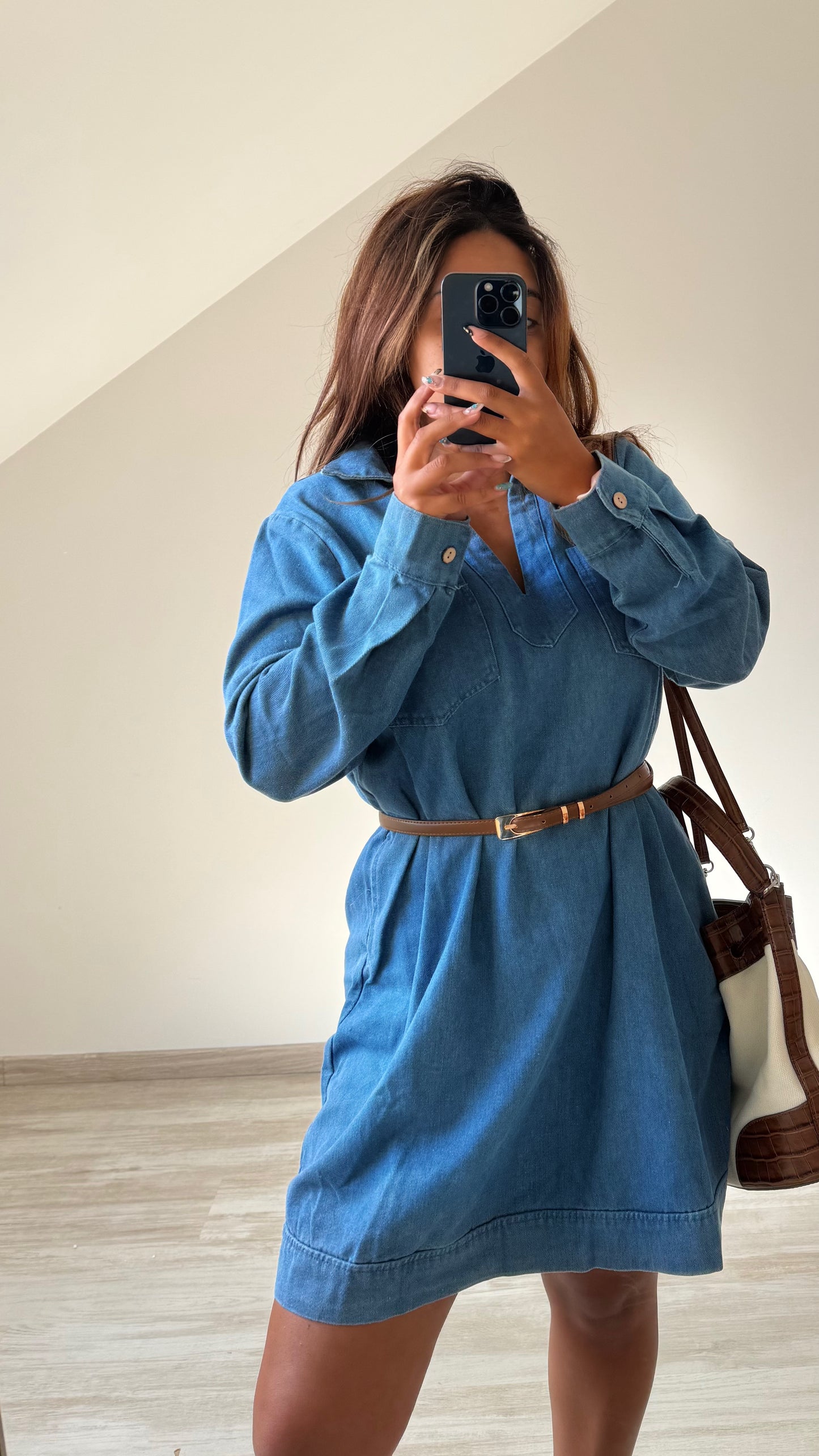 Robe en jean