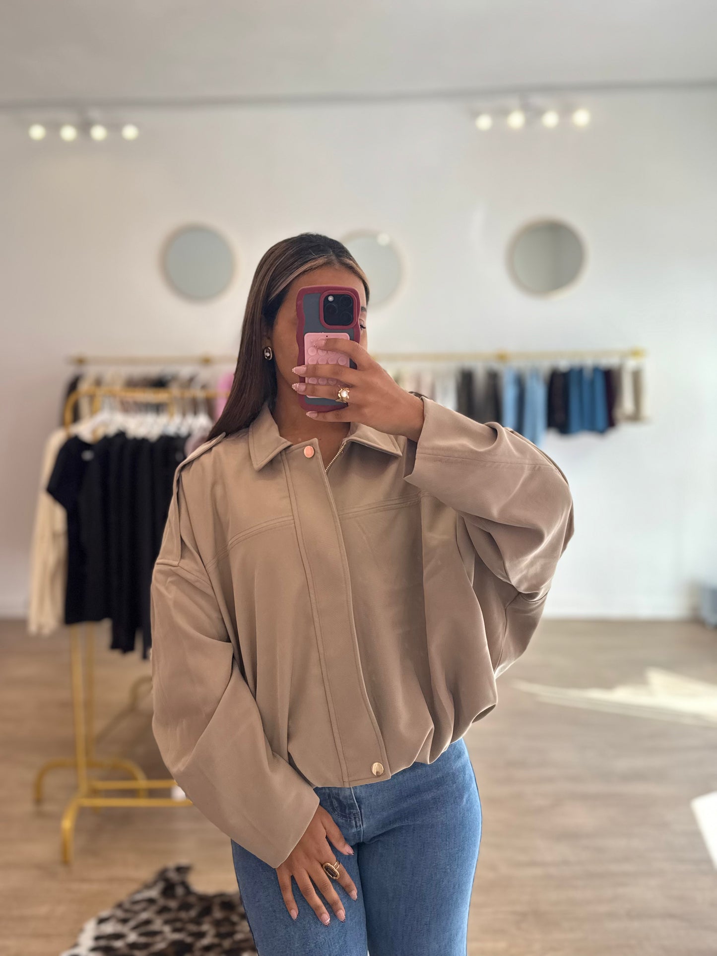 Bomber kaki