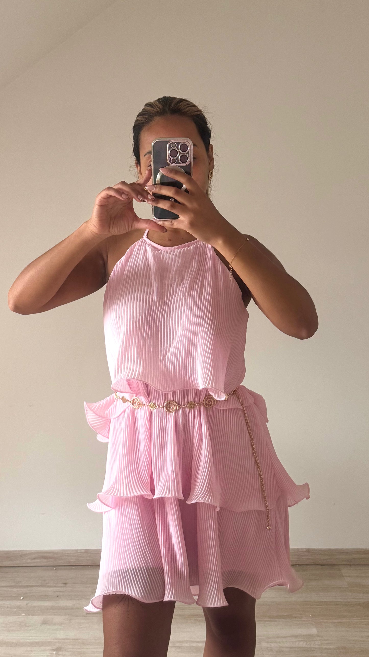 Robe rose