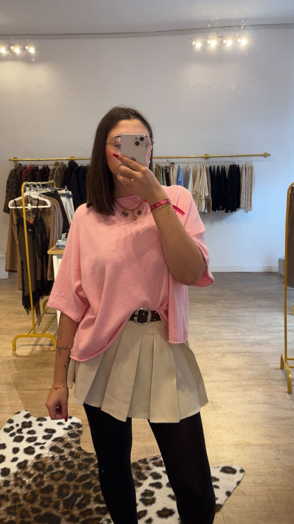 Pull à manches courtes