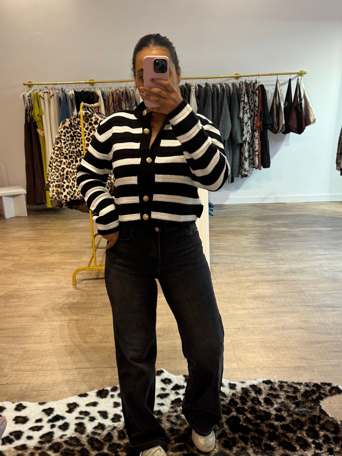 Pantalon gris foncé push-up