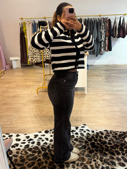 Pantalon gris foncé push-up