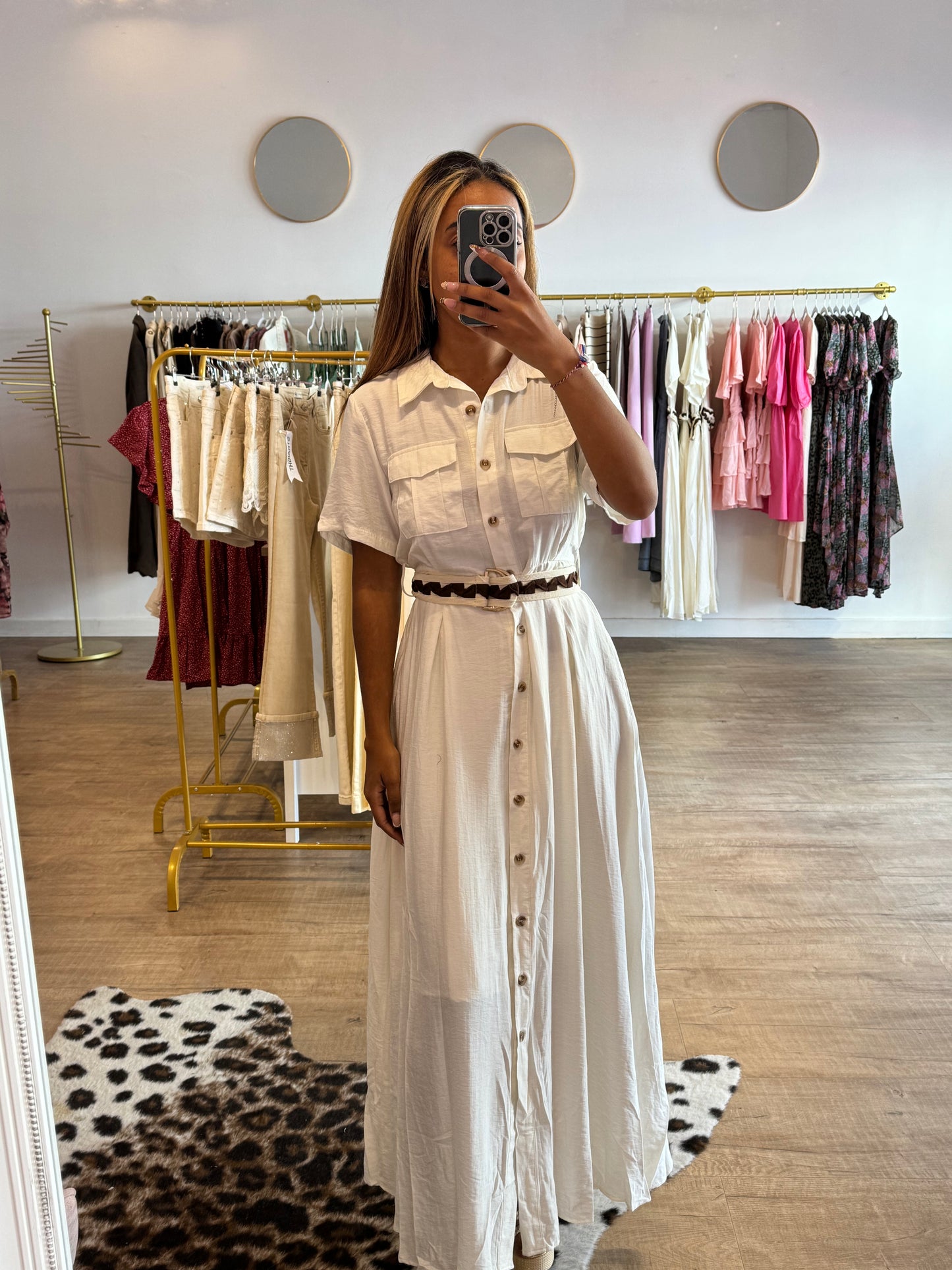 Robe longue blanche