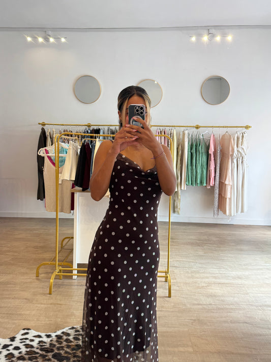 Robe à pois