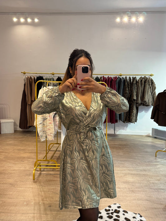 Robe Vert d’Eau & Doré
