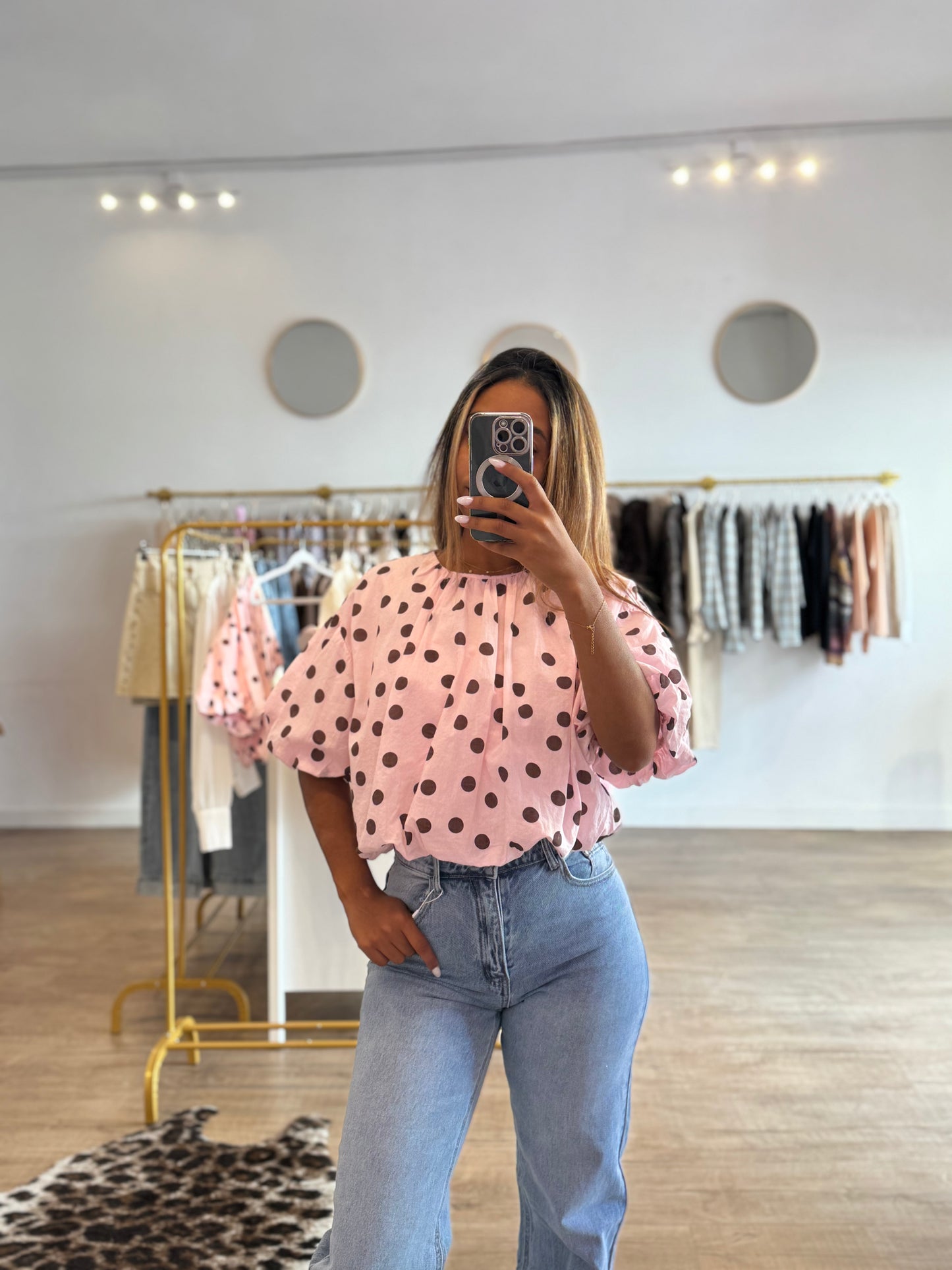 Blouse à pois - Lisa