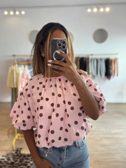Blouse à pois - Lisa