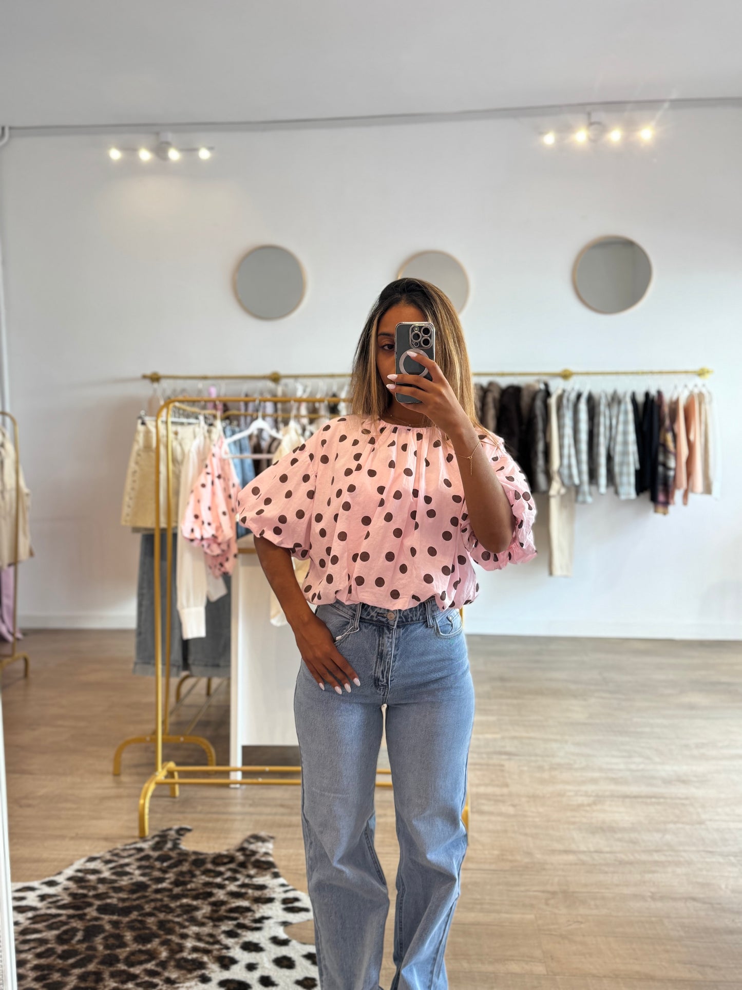 Blouse à pois - Lisa