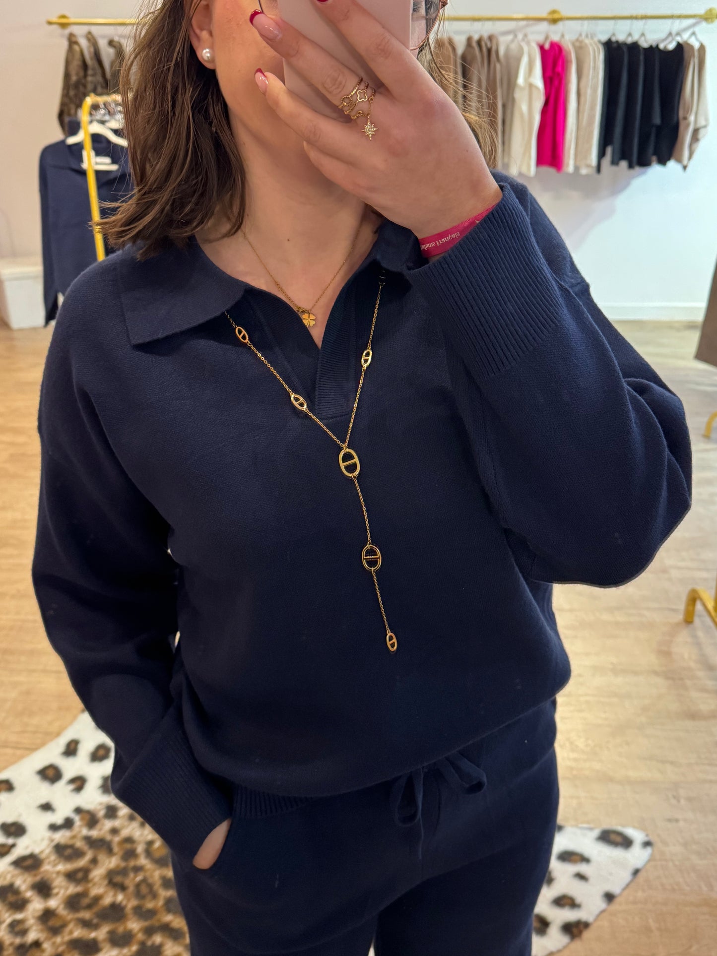 Ensemble confort bleu marine