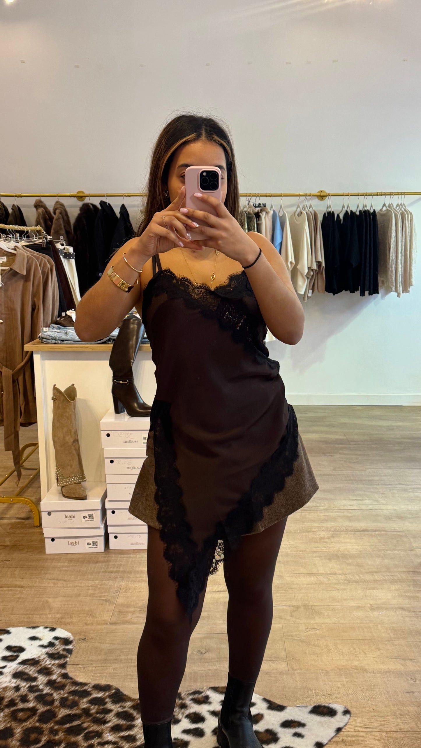 Top Bretelles Dentelle Élégante